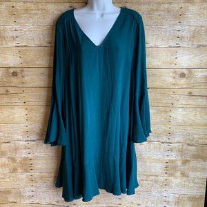 Anthropologie HD in Paris Bell Sleeve Dress NWT